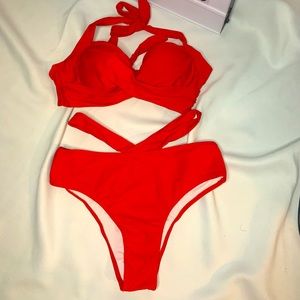 Two Piece Red
